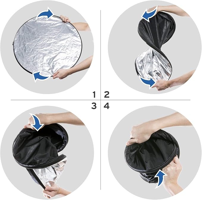 Etekcity 43" 5-in-1 Photography Reflector, Collapsible - Image 4