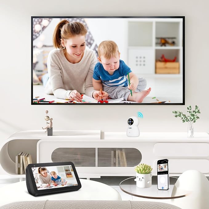 Hiseeu Indoor Security Camera, 2.4G/5G 5MP Baby Monitor Pet Camera - Image 6