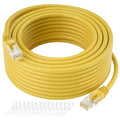 Cat5e Ethernet Cable 25 FT, Long Cat 5e Internet Cable, Standard RJ45 Connector by Kxable