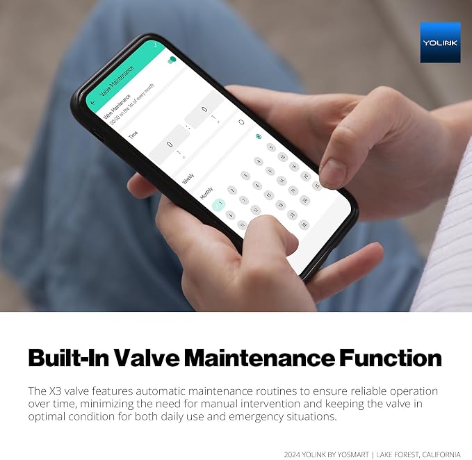 NSF Certified YoLink X3 Smart 1" Motorized Stainless Steel Ball Valve, LoRa - Image 8