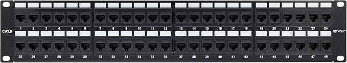 Networx Rackmount 2U 48 Port Network Patch Panel by Networx