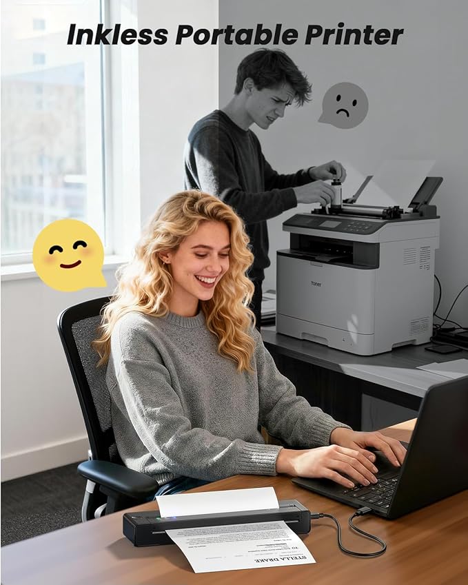 TATTMUSE Inkless Portable Printers Wireless - Image 2