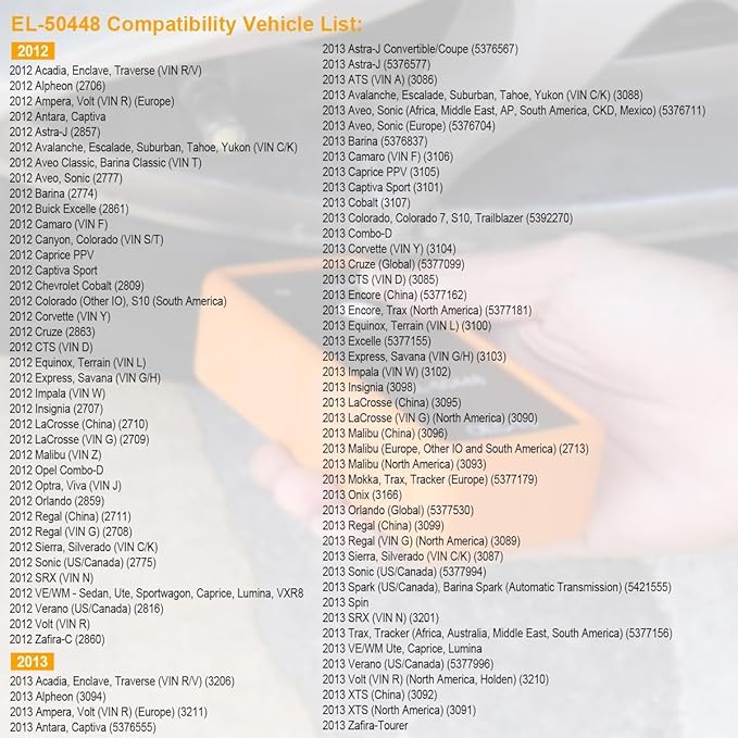 AICEL TPMS Relearn Tool for Car Tire Sensor, EL-50448 Tire Pressure Monitor - Image 4
