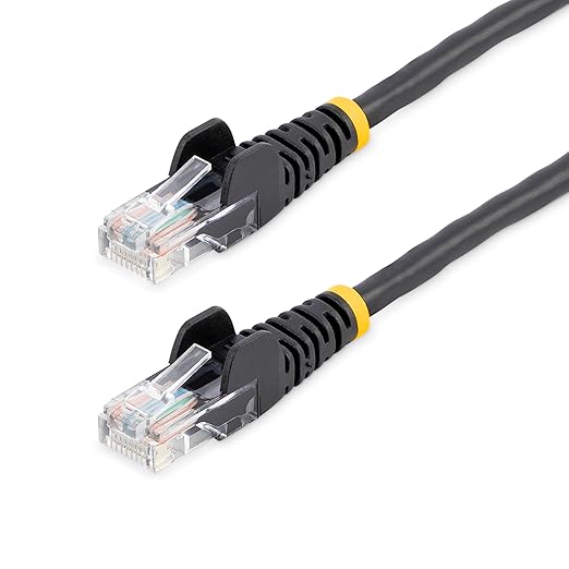 STARTECH.COM 6 FT Black SNAGLESS CAT5E Patch Cable by StarTech