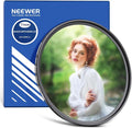 NEEWER 77mm Black Diffusion 1/4 Filter Dreamy Soft Cinematic Effect Filter by Neewer
