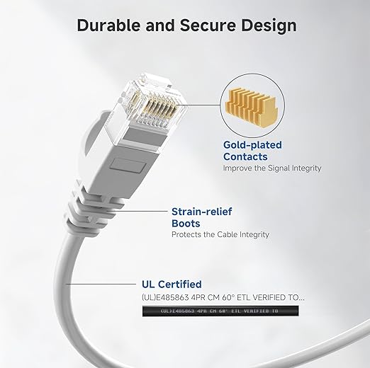 Cable Matters 10Gbps Snagless Cat 6 Ethernet Cable - 25ft - Image 5