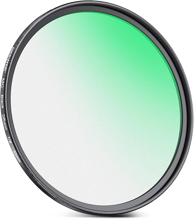 NEEWER 52mm Black Diffusion 1/8 Filter - Image 9