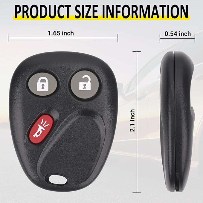 Vurkcy Keyless Entry Remote Key Fob Compatible - Image 5