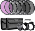 NEEWER 43mm ND Lens Filter Kit: UV, Lens Hood and Lens Cap Compatible by Neewer