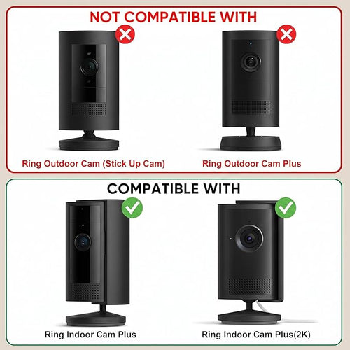 2 Pack Adhesive Indoor Wall Mount, Two Ways Easy Installation - Image 2
