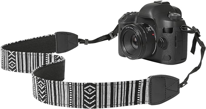 MoKo Camera Strap, Retro Cotton Canvas Woven Strap Universal Shoulder Neck by MoKo