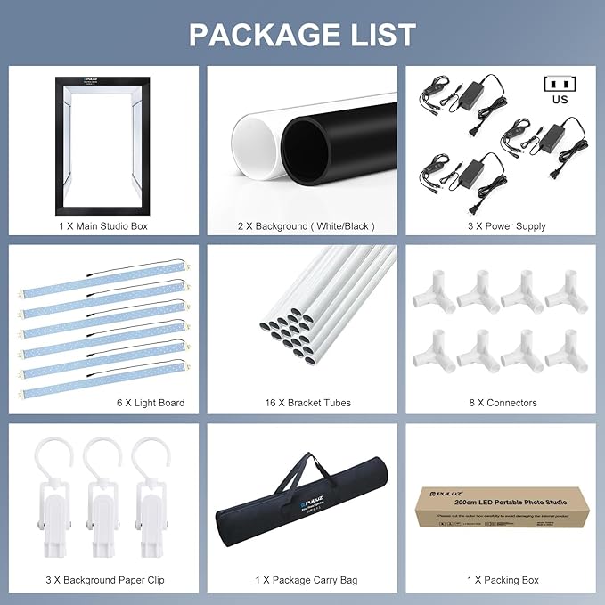 PULUZ Professional Large Photo Light Box Photography Studio - Image 7