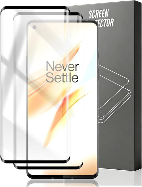 2 Pack Compatible with OnePlus 8 Pro screen protector Tempered Glass, 9H by Unknown