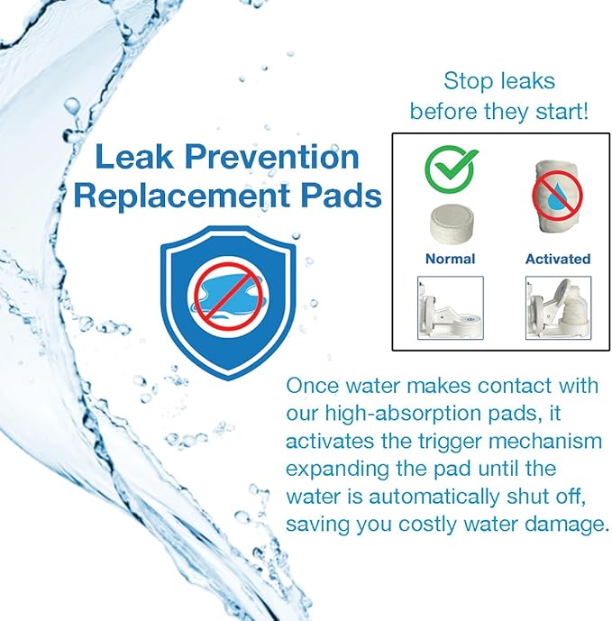 20mm 50-Pack Leak Stop Valve Replacement Pads, US Company! Support American - Image 2