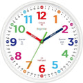 Roymnie Wall Clock 10 Inch for Kids Learning Kids Teaching Clock Analog Silent by Unknown