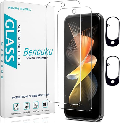 2 Pack Tempered Glass Screen Protector by Bencuku