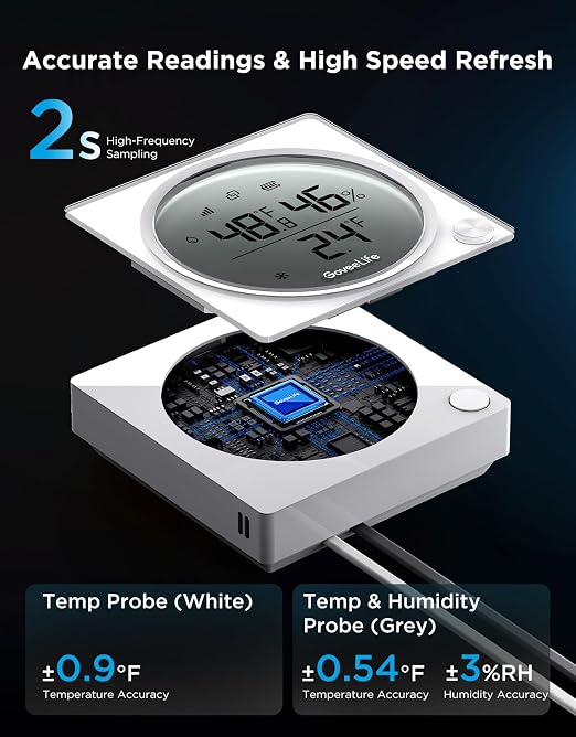 GoveeLife WiFi Refrigerator Thermometer Hygrometer Pro - Image 3