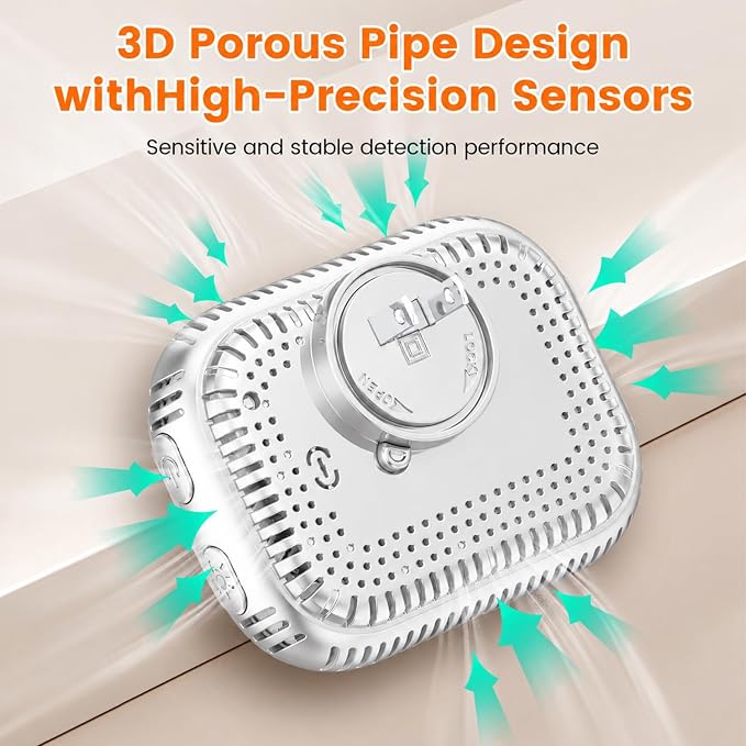 6 in 1 Indoor Air Quality Monitor, Portable Real-Time - Image 5