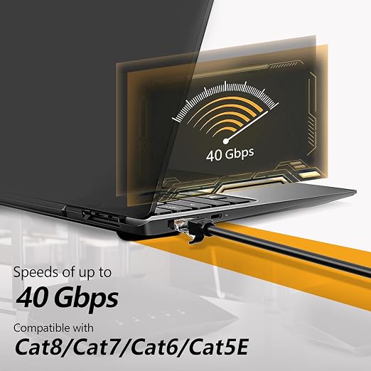 Ethernet Cable 40ft For Cat6/Cat5E, 10Gbps Compatible - Image 4