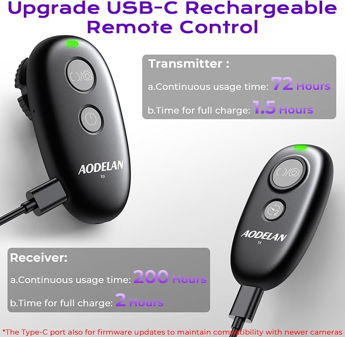 for Sony Camera Rechargeable Remote Shutter Release - Image 4