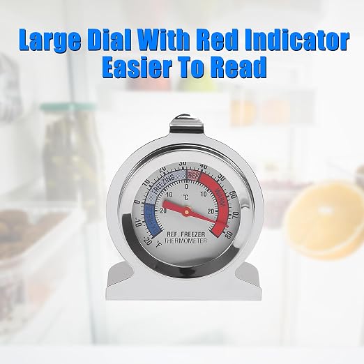 5Pcs Refrigerator Thermometer -30~30°C/-20~80°F Fridge Analog Freezer - Image 3