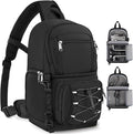 RAINSMORE Camera Bag Small DSLR & Mirrorless Camera Case by RAINSMORE