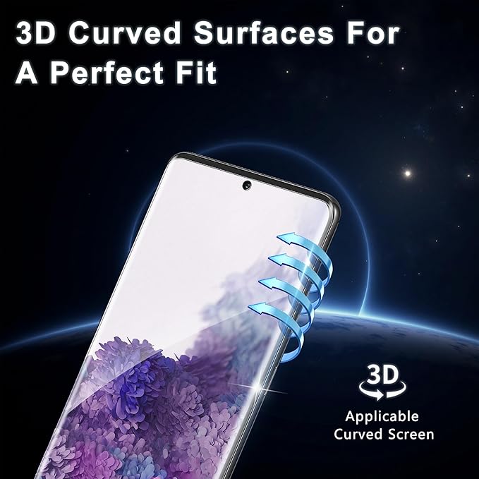 2+2 Pack for Samsung Galaxy S20 Plus Screen Protector and Camera Protectors - Image 5