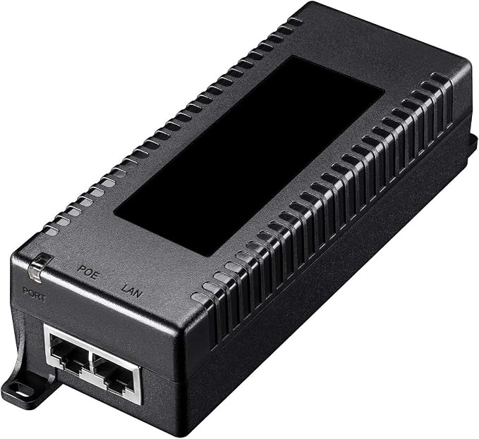 2.5G PoE+ Injector 30W, 802.3af/at 2.5GBASE-T Compaliant, Converts Non-POE Port by PLUSPOE