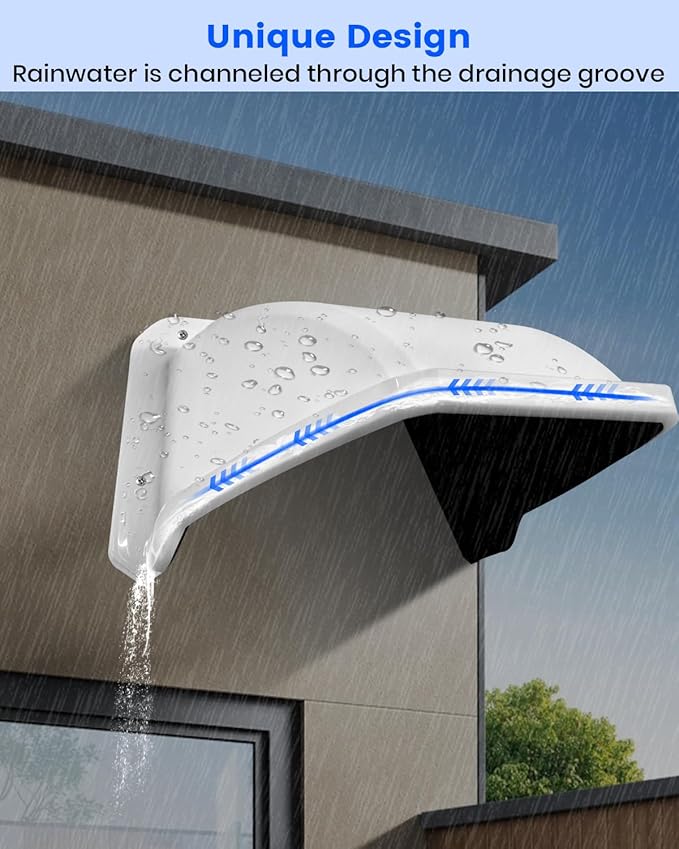 Universal Security Camera Sun Rain Cover Shield, ABS Plastic Protective Proof - Image 4