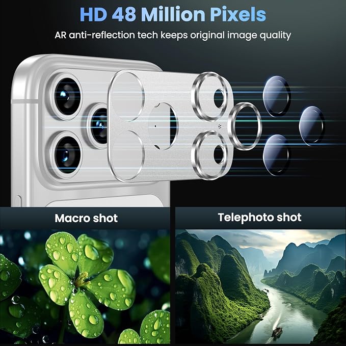 Uyiton Compatible with iPhone 17 Pro Max Camera Lens Protector - Image 3