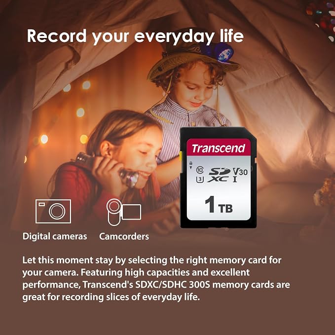Transcend SDC300S 512GB SDXC SD Card, UHS-I U3 V30, 4K UHD & Full HD - Image 5