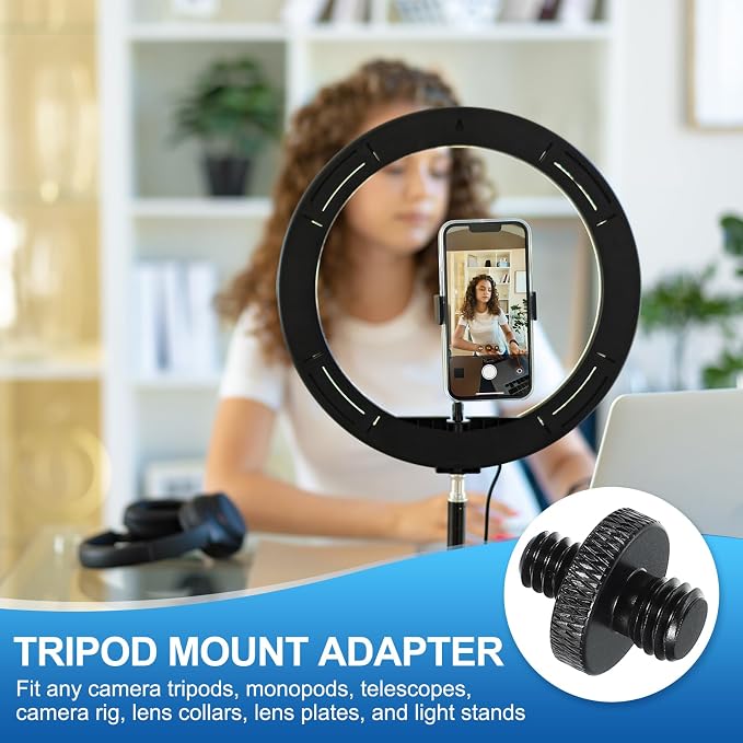 PATIKIL Tripod Screw Adapter 1/4" Male to M8 Male, 18 mm - Image 4