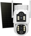 Hiseeu 4MP Dual Lens Wireless Solar Camera Outdoor by Hiseeu