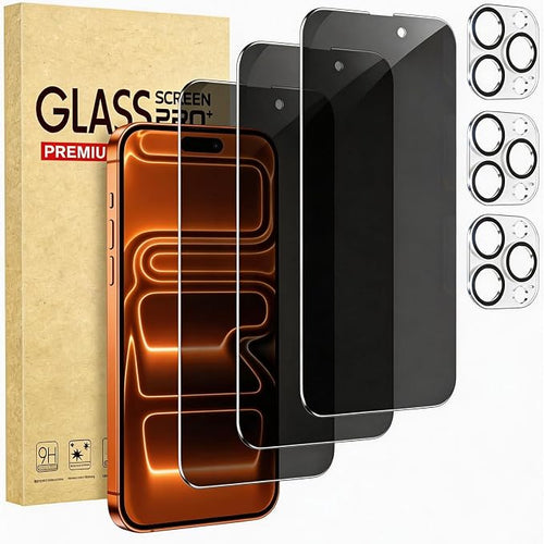 3 Pack Privacy Screen Protector by Cutebe