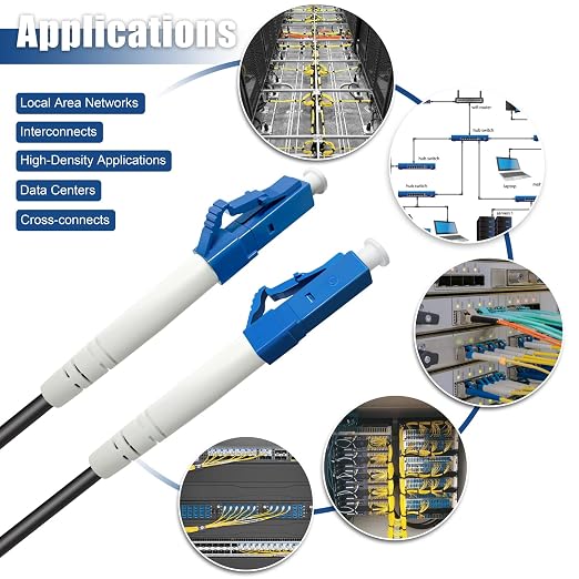 15 Meters LC to LC Outdoor Armored Simplex Fiber Patch Cable, Single Mode Fiber - Image 6