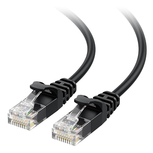 Cable Matters 10Gbps Snagless Short Cat 6 Ethernet Cable - 1ft by CableMatters