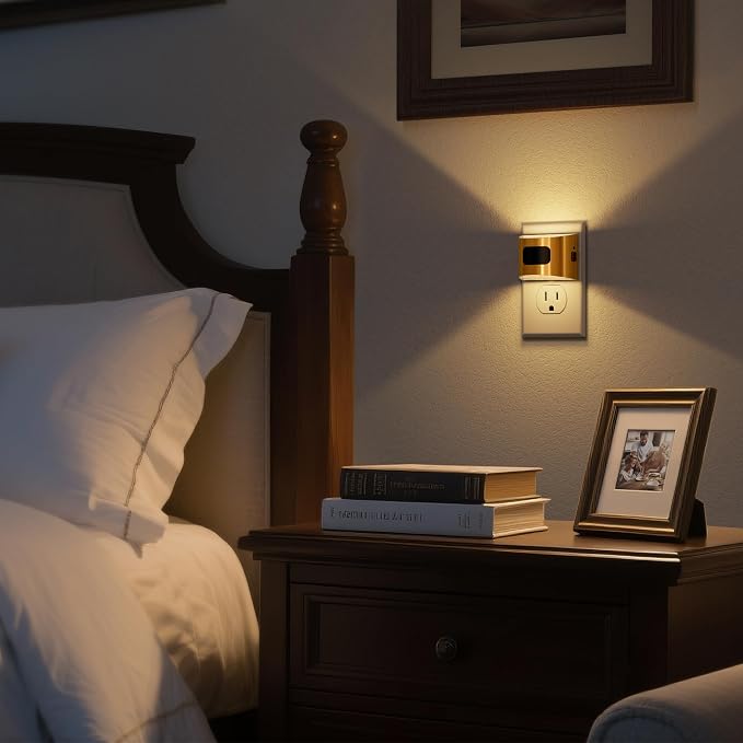 DORESshop LED Night Light, Night Lights Plug into Wall, 3 Mode Plug in Night - Image 6