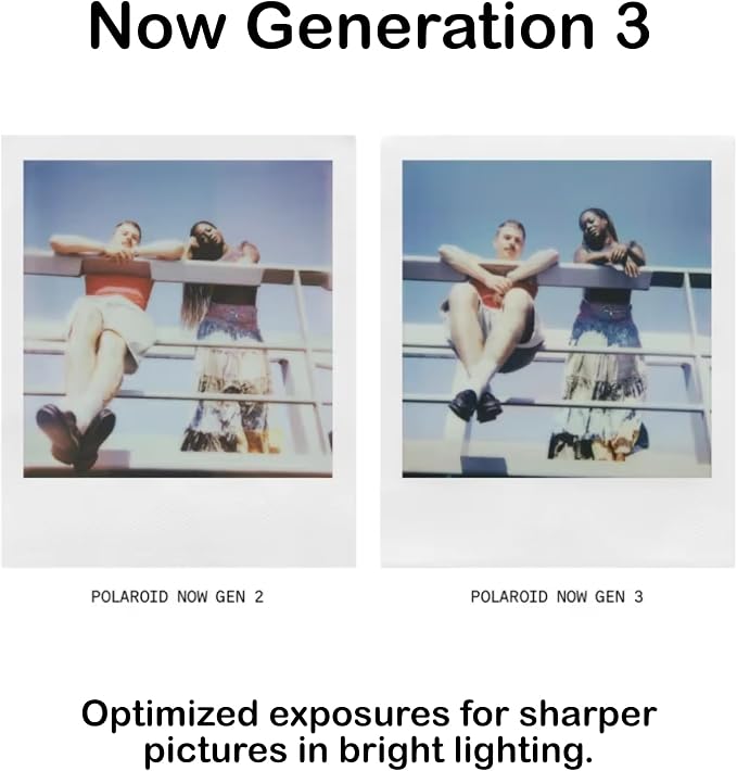 Polaroid Now 3rd Generation i-Type Instant Camera + 8 i-Type Color Film Bundle - Image 2