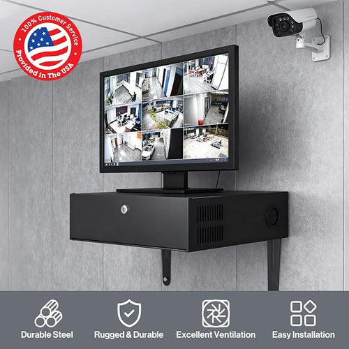 15.5 x 15.5 x 5.5 Inch Heavy Duty DVR Lock Box - Image 2