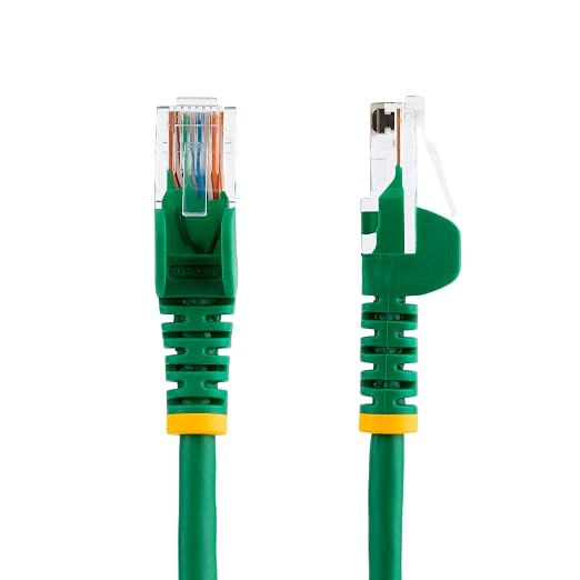 StarTech.com 10 ft. Cat5e Ethernet Cable 10 ft Green - 3 m Cat 5e Snagless - Image 2