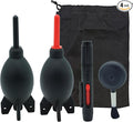 Lens Cleaning Kit Contains 2 Pcs Rubber Rocket Air Blower Duster, Lens Cleaning by LJZP