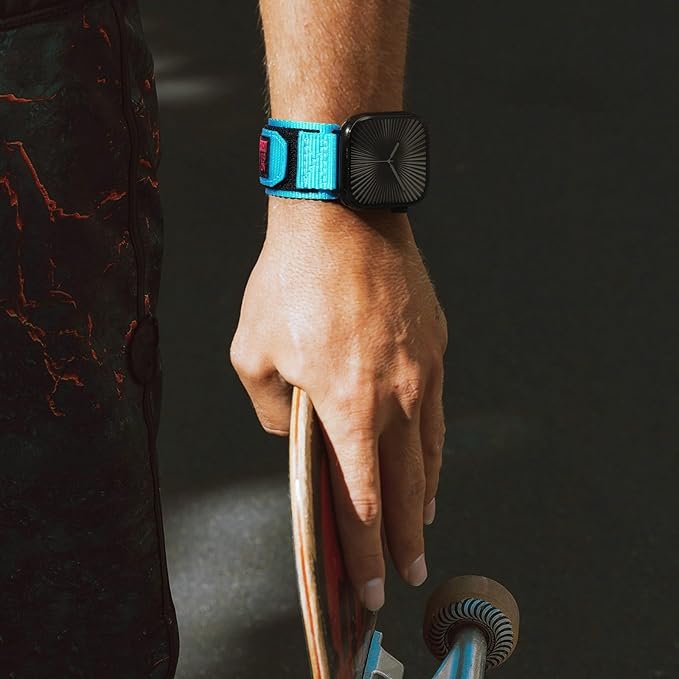 Nereides Compatible with Apple Watch Band Ultra 1/2, Nylon Sports Strap with - Image 3