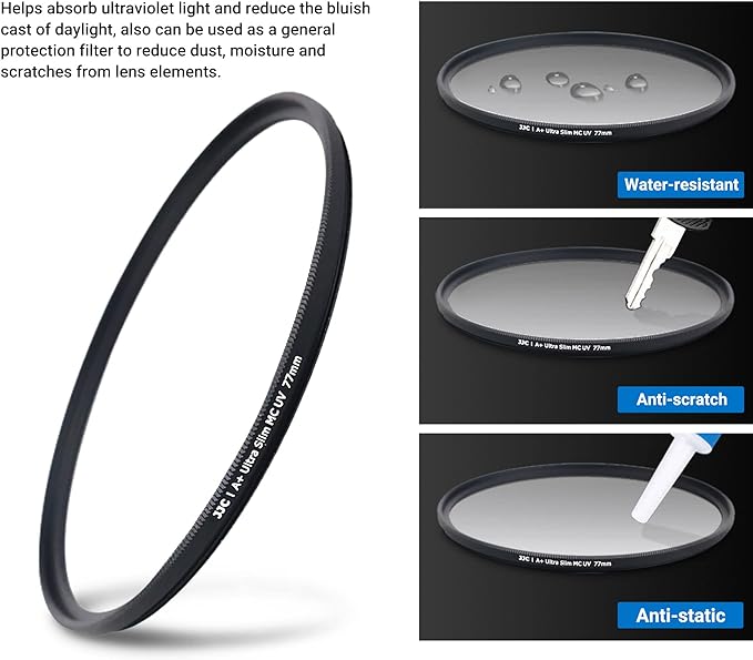 JJC Multi-Coated 43mm UV Filter - Image 4
