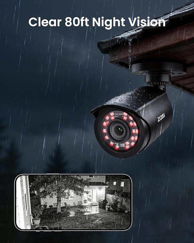 ZOSI 8CH 3K Lite Wired Security Camera System - Image 4