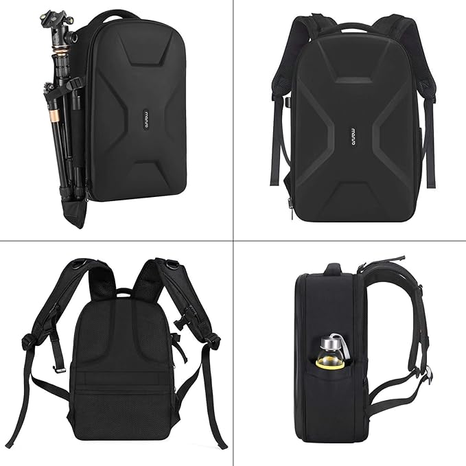 MOSISO Camera Backpack, DSLR/SLR/Mirrorless Photography Camera Bag Full Open - Image 5