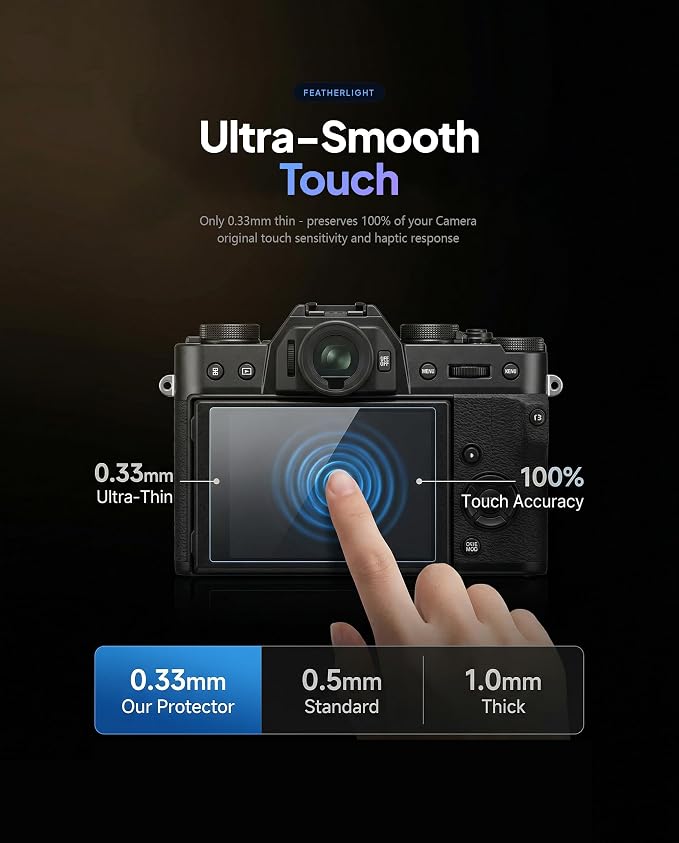 iDaPro Screen Protector for Fujifilm X-T30 III X-T30III Fuji X-T30 Mark III + - Image 7