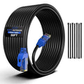 30FT Cat6 Outdoor Ethernet Cable, Heavy Duty Direct Burial, 24AWG CCA Patch Cord by ECJTU-US