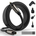 Elecan Optical Audio Cable 50 Ft Digital Audio Toslink Cable Cord-Fiber by Elecan