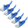 Cable Matters 10Gbps 5-Pack Snagless Cat 6 Ethernet Cable - 10ft by CableMatters