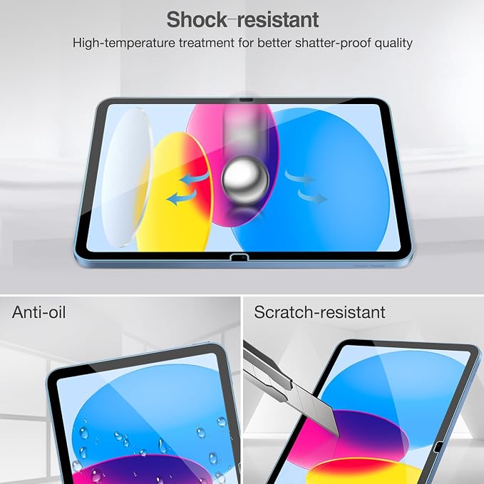 ProCase Screen Protector for iPad A16 2025 11th/10th 2022 Generation, 2 - Image 5